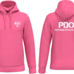 Sweat à capuche rose Paysans d'Occitanie