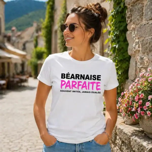t shirt béarnaise parfaite – humour béarn