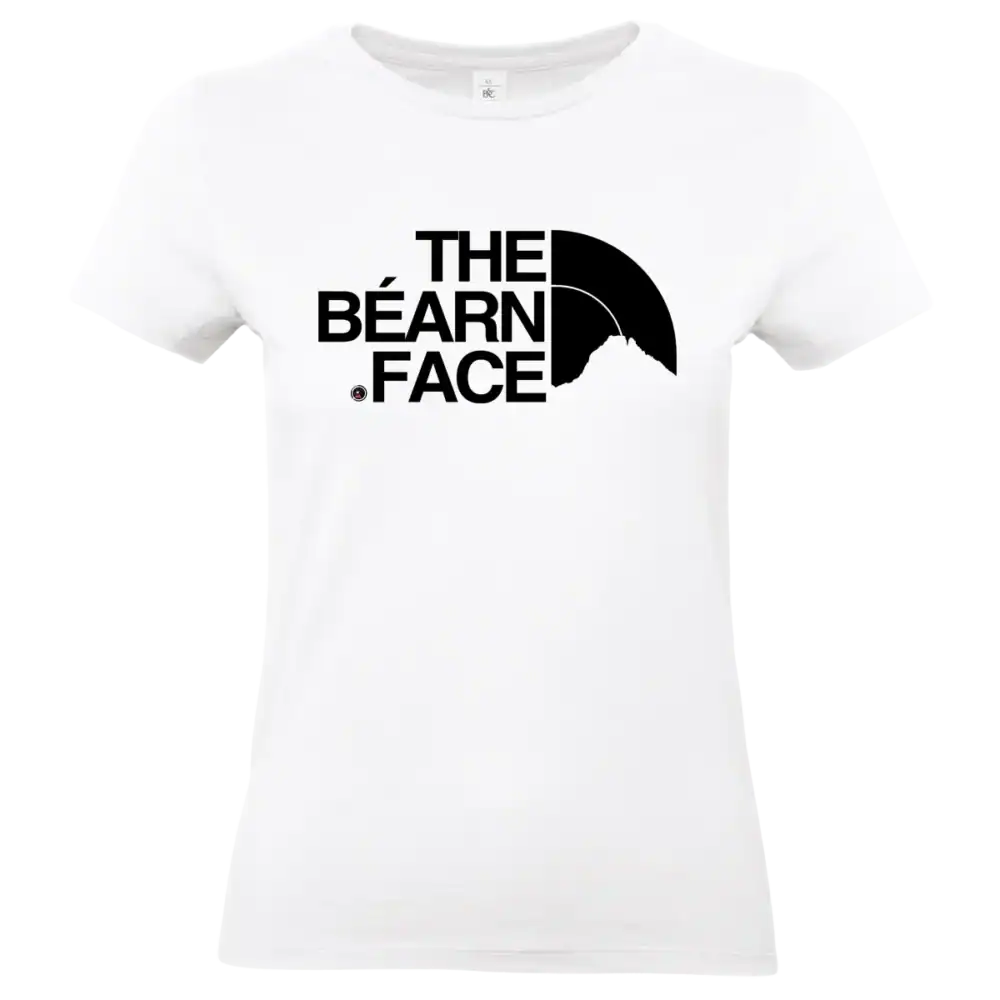 T-shirt blanc avec logo The Béarn Face
