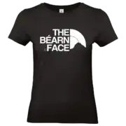 T-shirt noir avec logo The Béarn Face