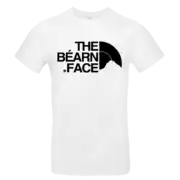 T-shirt The Béarn Face blanc et noir impression montagne béarnaise