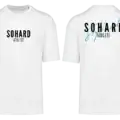 T-shirt blanc avec inscription Sohard Coaching