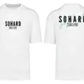 T-shirt blanc avec inscription Sohard Coaching