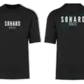 T-shirt noir avec inscription Sohard Coaching