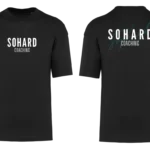 T-shirt noir avec inscription Sohard Coaching