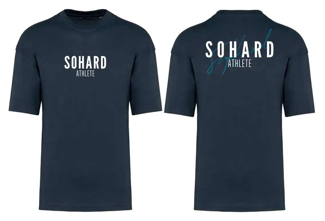 T-shirt bleu marine SOHARD ATHLETE unisexe