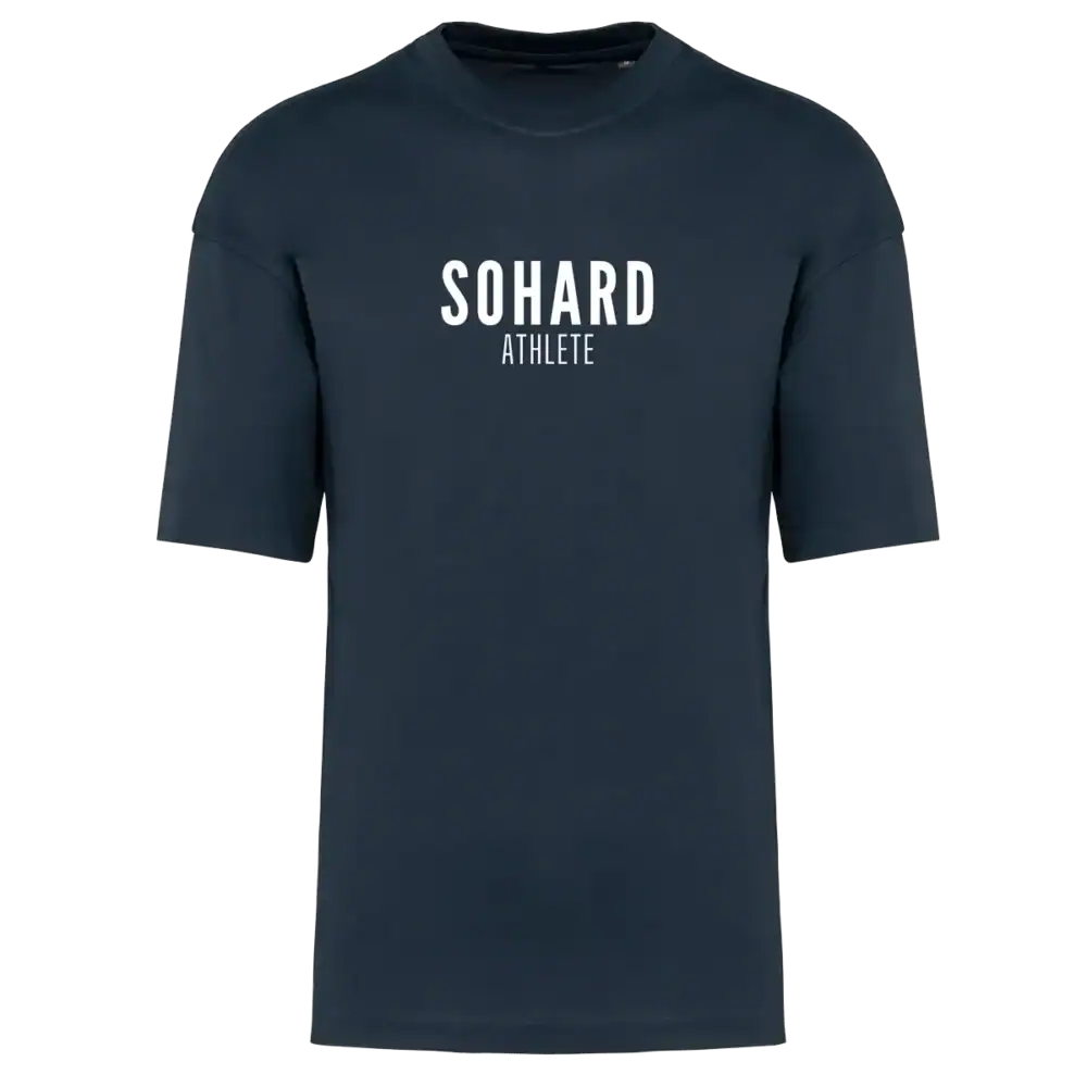 T-shirt noir avec inscription Sohard Athlète