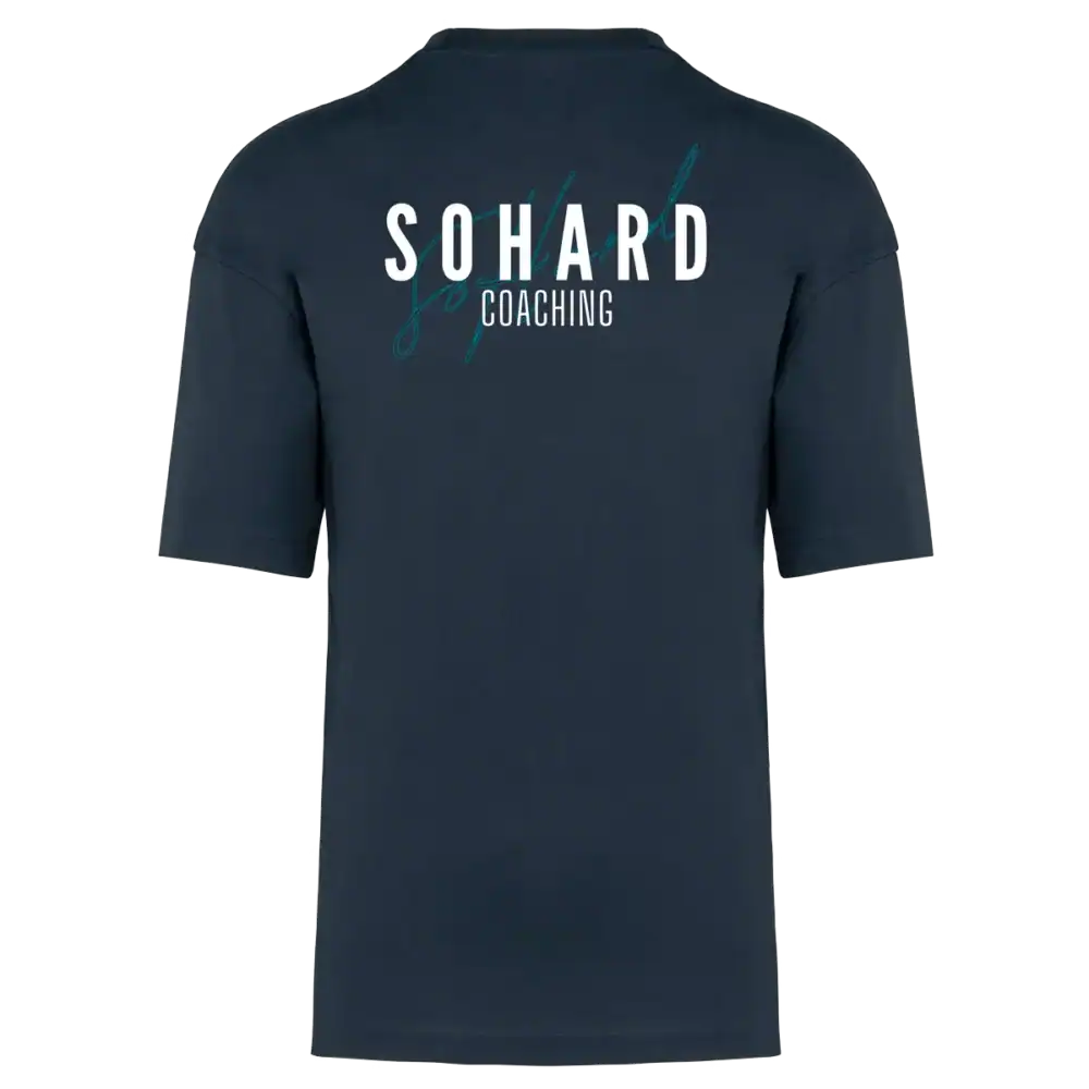 T-shirt bleu marine avec logo Sohard Coaching