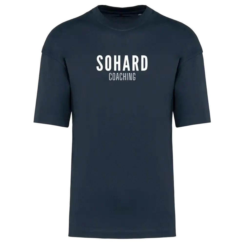 T-shirt noir avec inscription Sohard Coaching