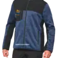 Maquette veste pro 380 personnalisée avec logo en zone poitrine droite anti cœur