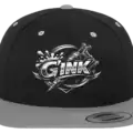 Casquette snapback noire et grise Gary’s Ink Studio logo GINK édition officielle