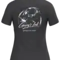 T shirt femme noir Gary’s Ink Studio visuel tatoueur dos impression premium Pilou Shop 64