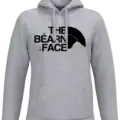 Sweat à capuche The Béarn Face noir et gris impression DTF premium Pilou Shop 64 design sud ouest GRIS
