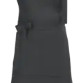 tablier noir professionnel personnalisable avec grande poche frontale et lien de serrage
