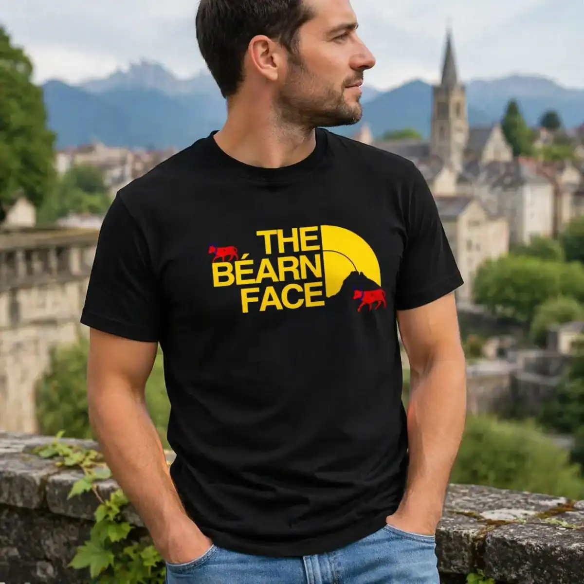 t shirt béarn 64 jaune – the béarn face original