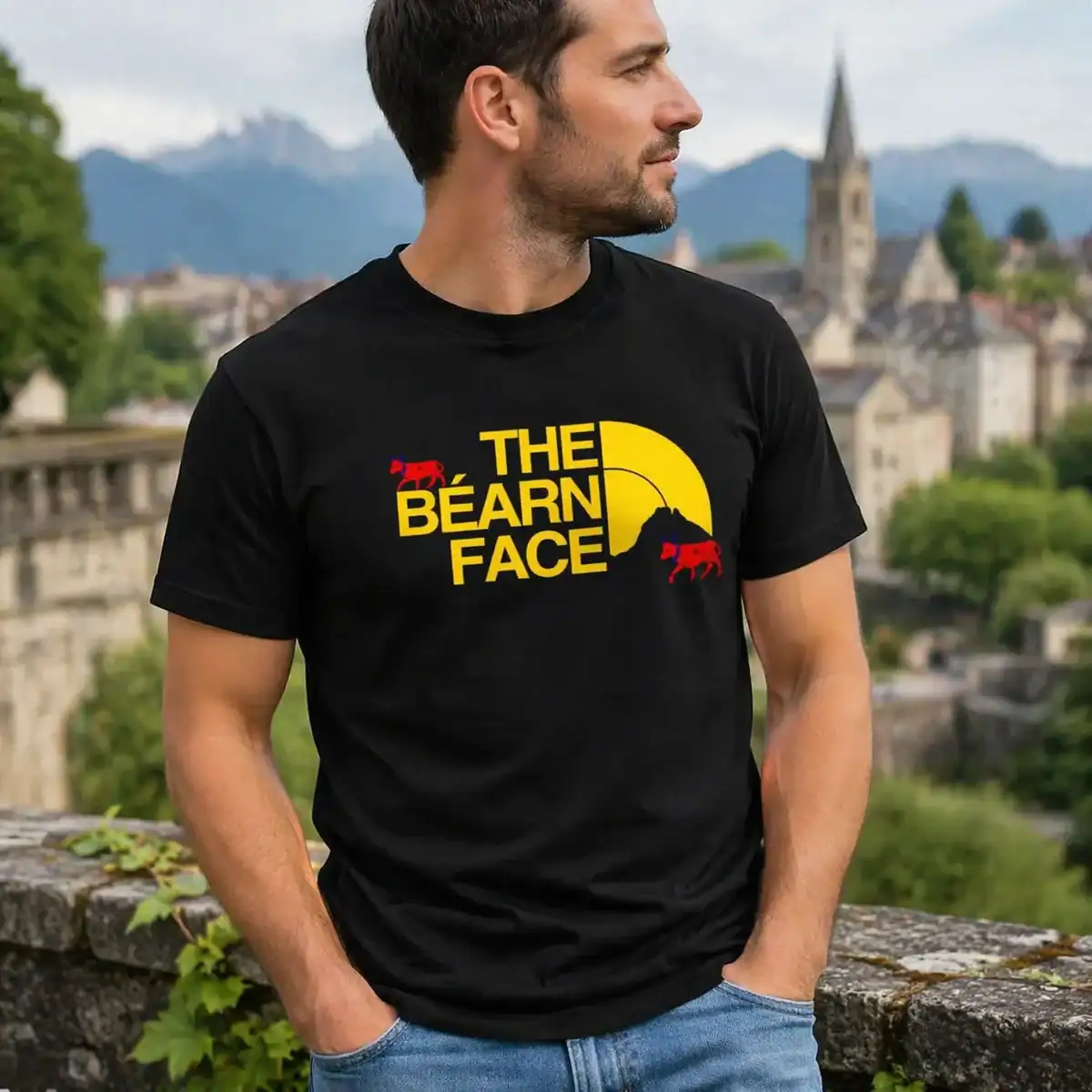t shirt béarn 64 jaune – the béarn face original