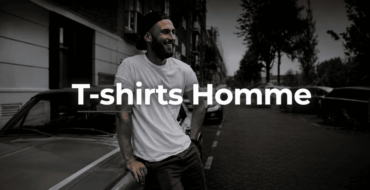 T-shirts homme personnalisés Pilou Shop 64