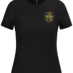 T-shirt noir avec logo doré Les Mains d'Or