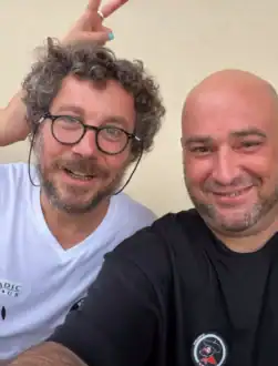 Pilou Shop aux côtés de Romain Colucci lors du rassemblement solidaire 2026 à Aire-sur-l’Adour