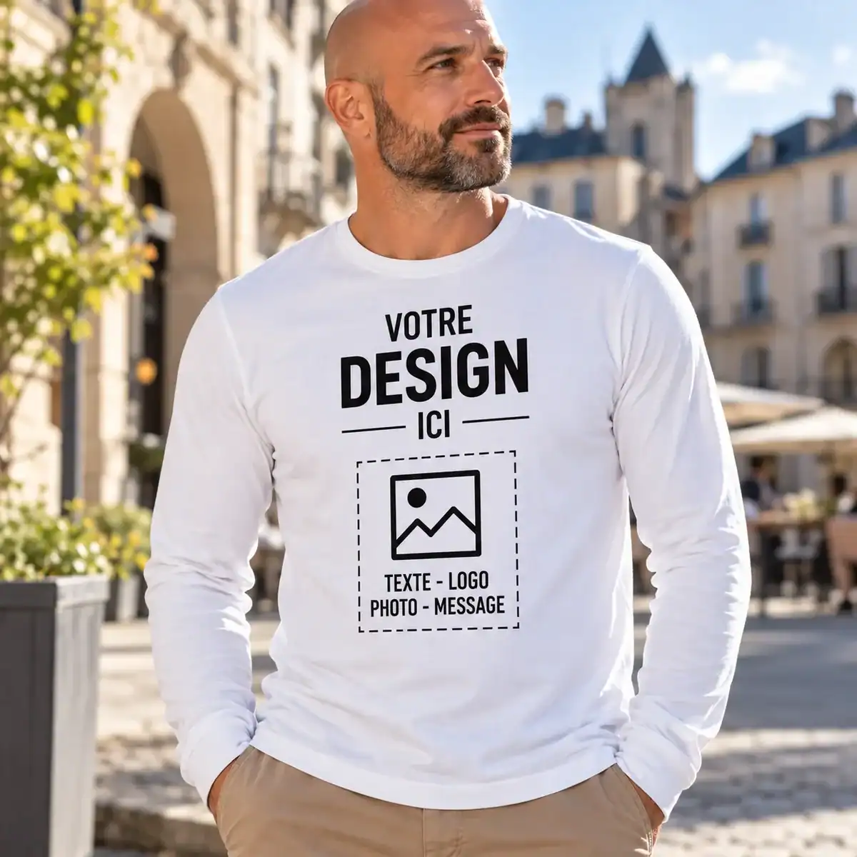 t shirt homme personnalisé avec logo, texte ou photo (copie)