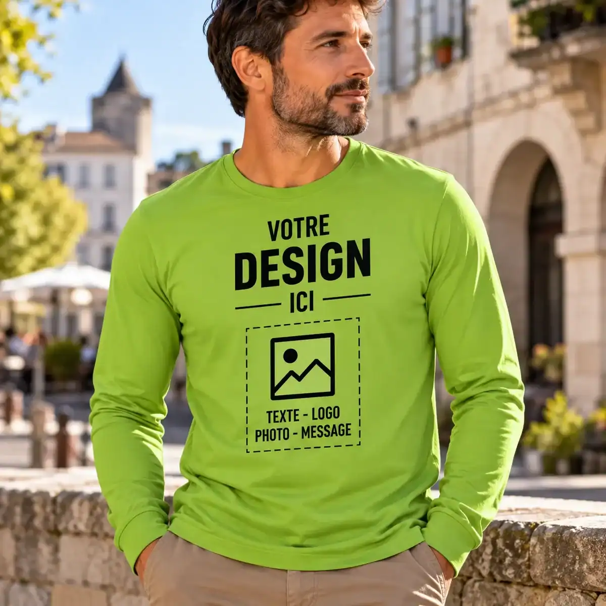 t shirt homme personnalisé avec logo, texte ou photo (copie)